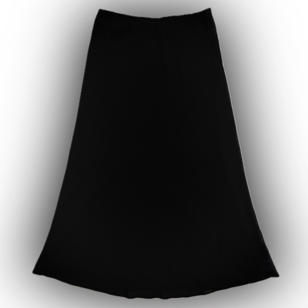 J.S. Edward Black Maxi Skirt. Long. Size 10